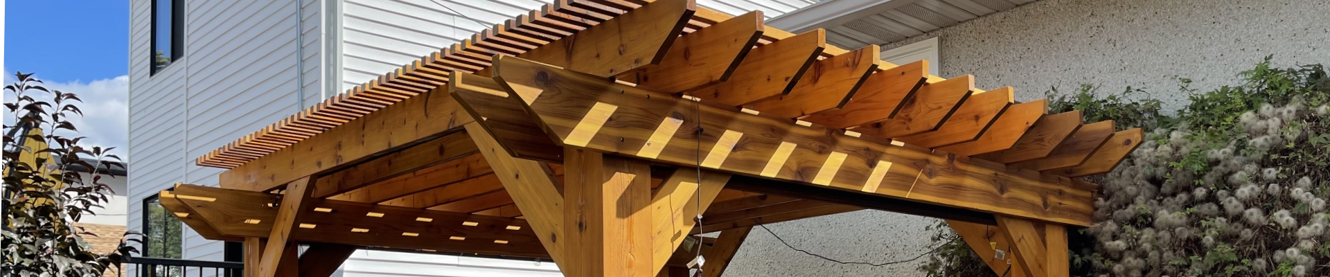 Edmonton pergolas in Alberta from Sustain Builds